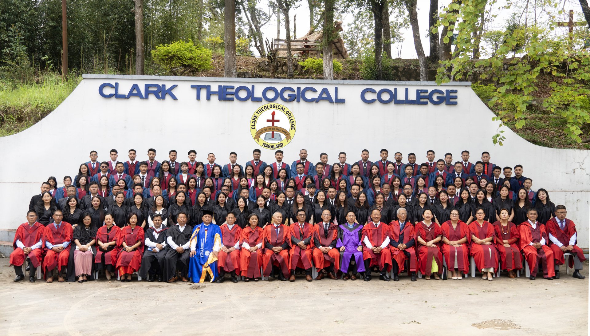Students in class at Clark Theological College